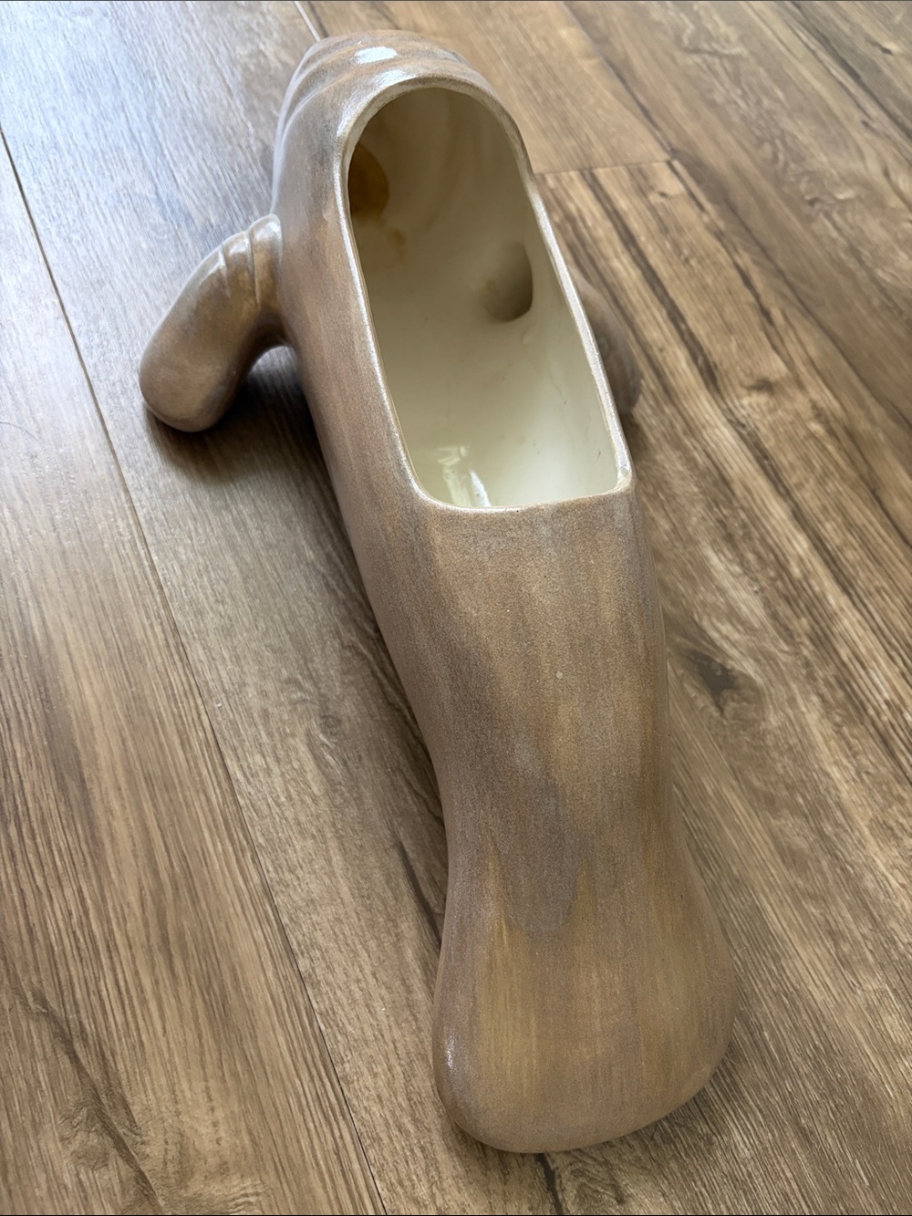 Ceramic Manatee Planter Decor - Picture 2 of 3